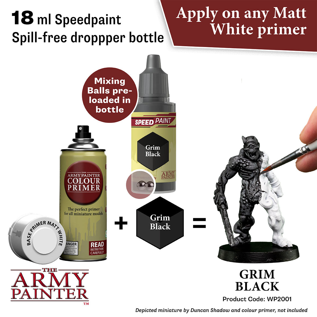 Army Painter Speedpaint: Grim Black | 5713799200180