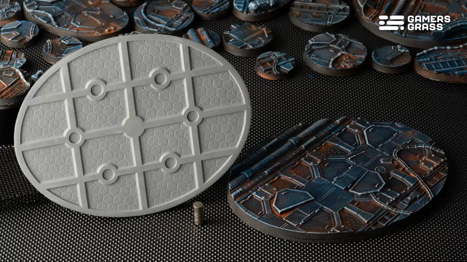 Gamers Grass Battle Ready Bases - Spaceship Corridor - Oval 120mm (x1) | 738956790309