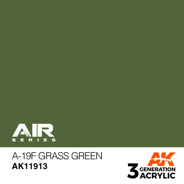 AK Interactive 3G Air - A-19f Grass Green