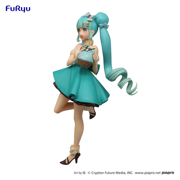 Furyu Corporation Hatsune Miku SweetSweets Series Hatsune Miku Chocolate Mint (Re-Order) Figure
