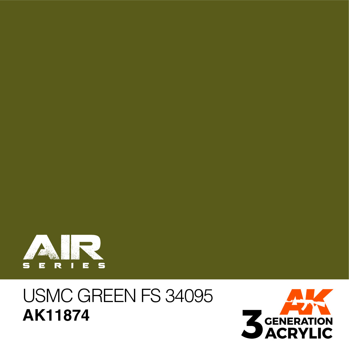 AK Interactive 3G Air - USMC Green FS 34095 | 8435568315389