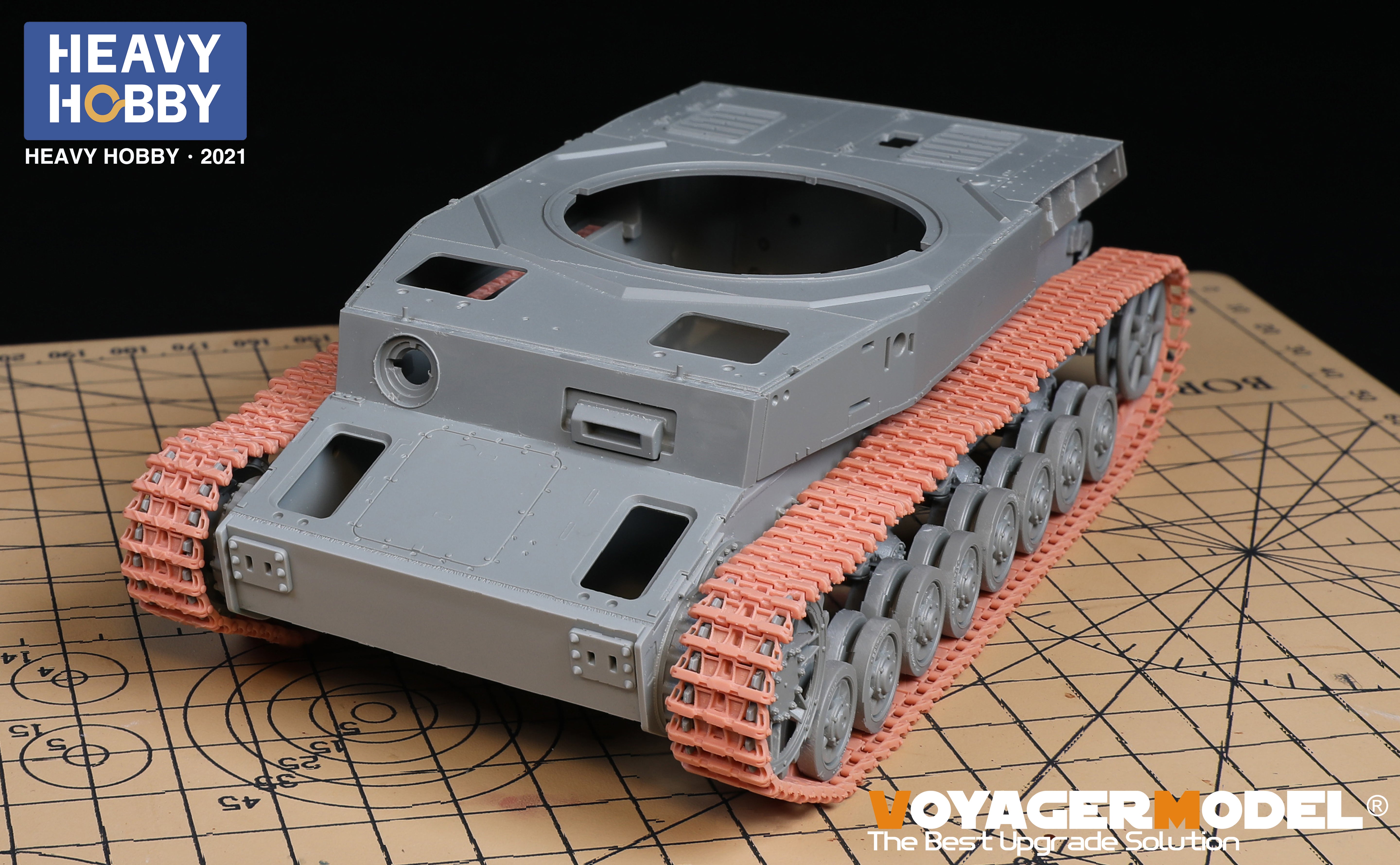 Heavy Hobby 1/35 WWII German Panzer III/IV 40cm Normal Track Middle Pattern B | 6973146480255