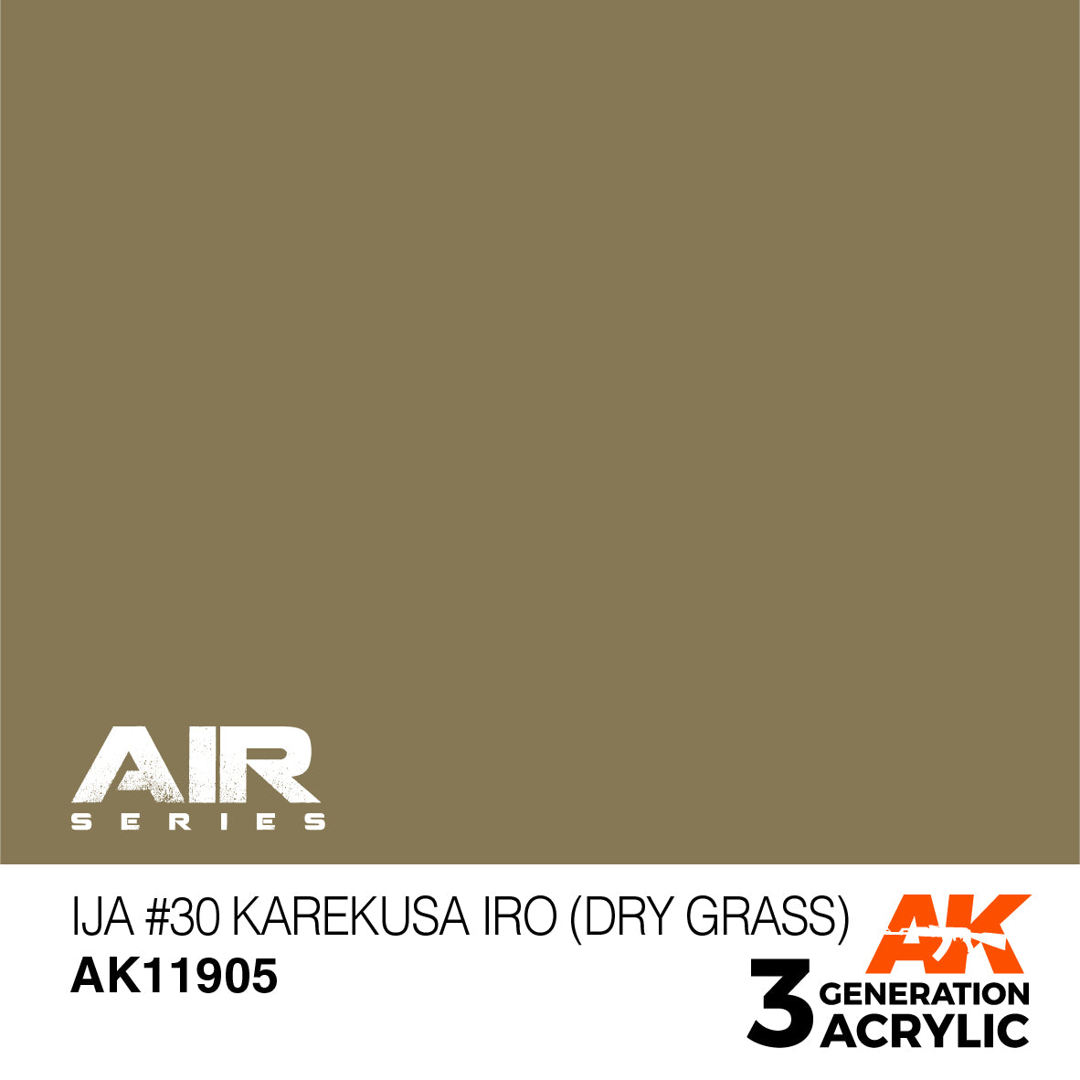 AK Interactive 3G Air - IJA #30 Karekusa iro (Dry Grass) | 8435568315693
