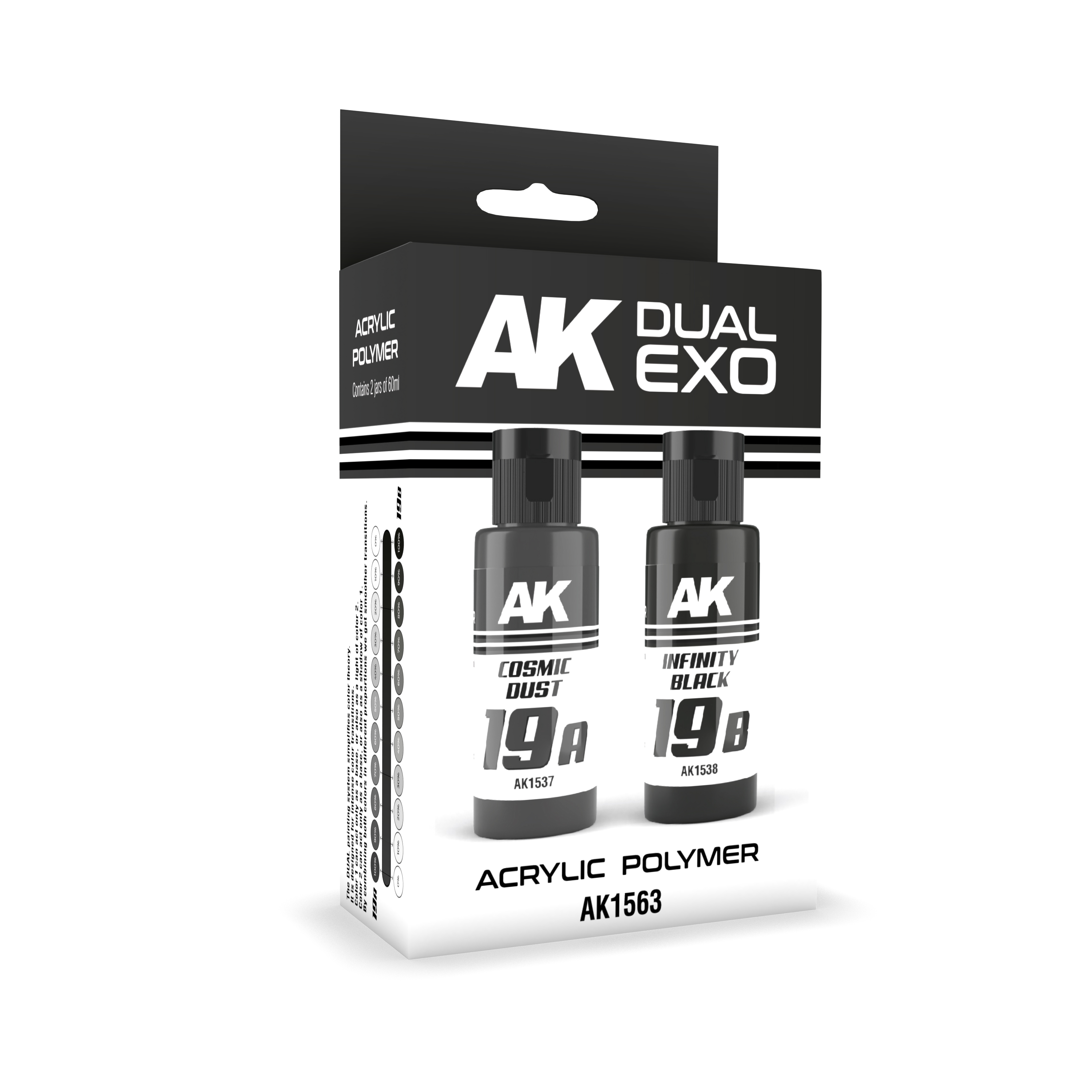 Ak Interactive Cosmic Dust & Infinity Black Dual Exo Paint Set | 8435568327955