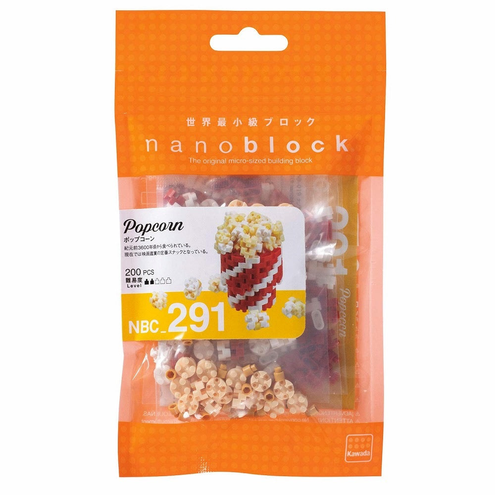 Nanoblock Collection Series Popcorn "Foods" | 4972825214442