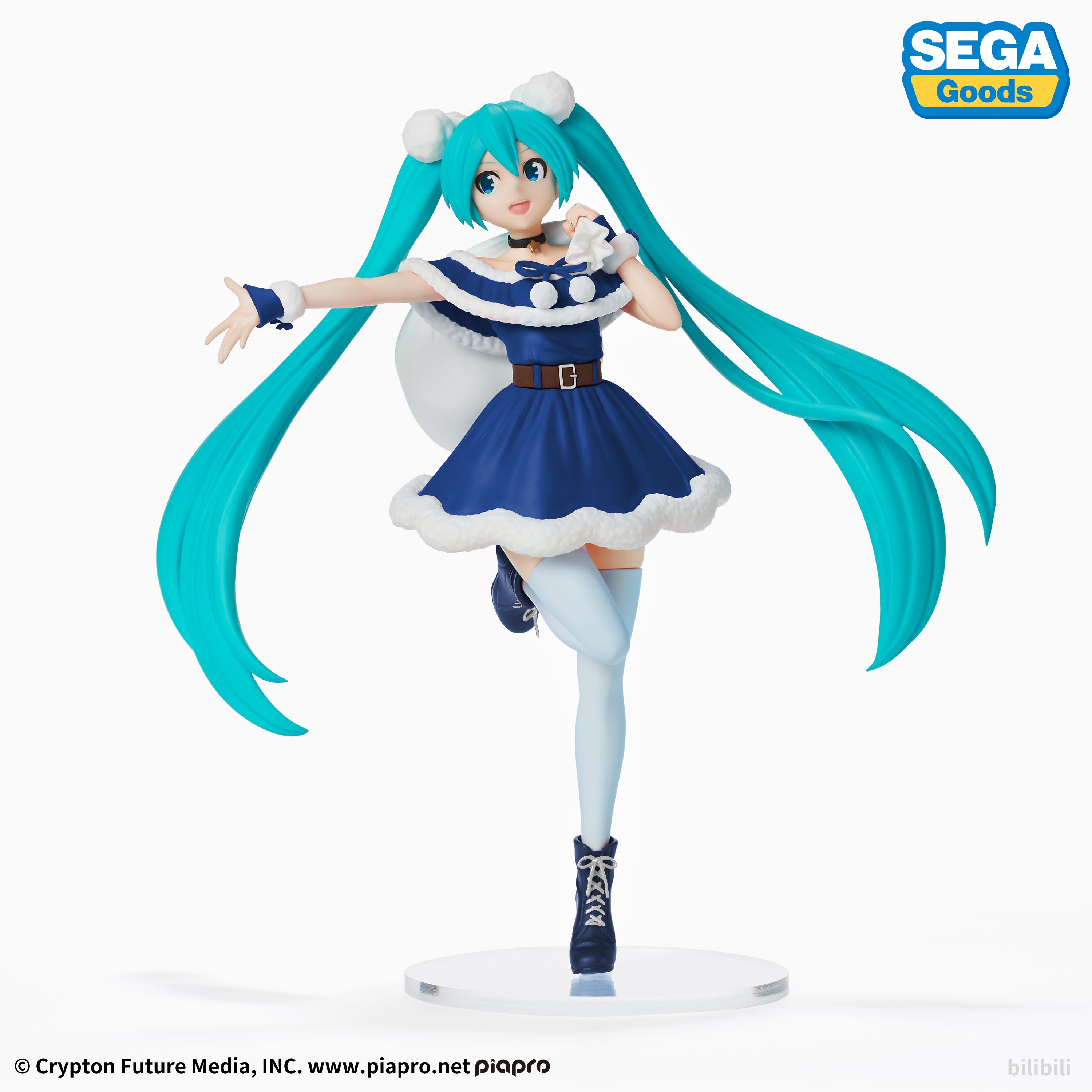 Good Smile Company Hatsune Miku Series Miku Christmas 2020 Blue SPM Figure