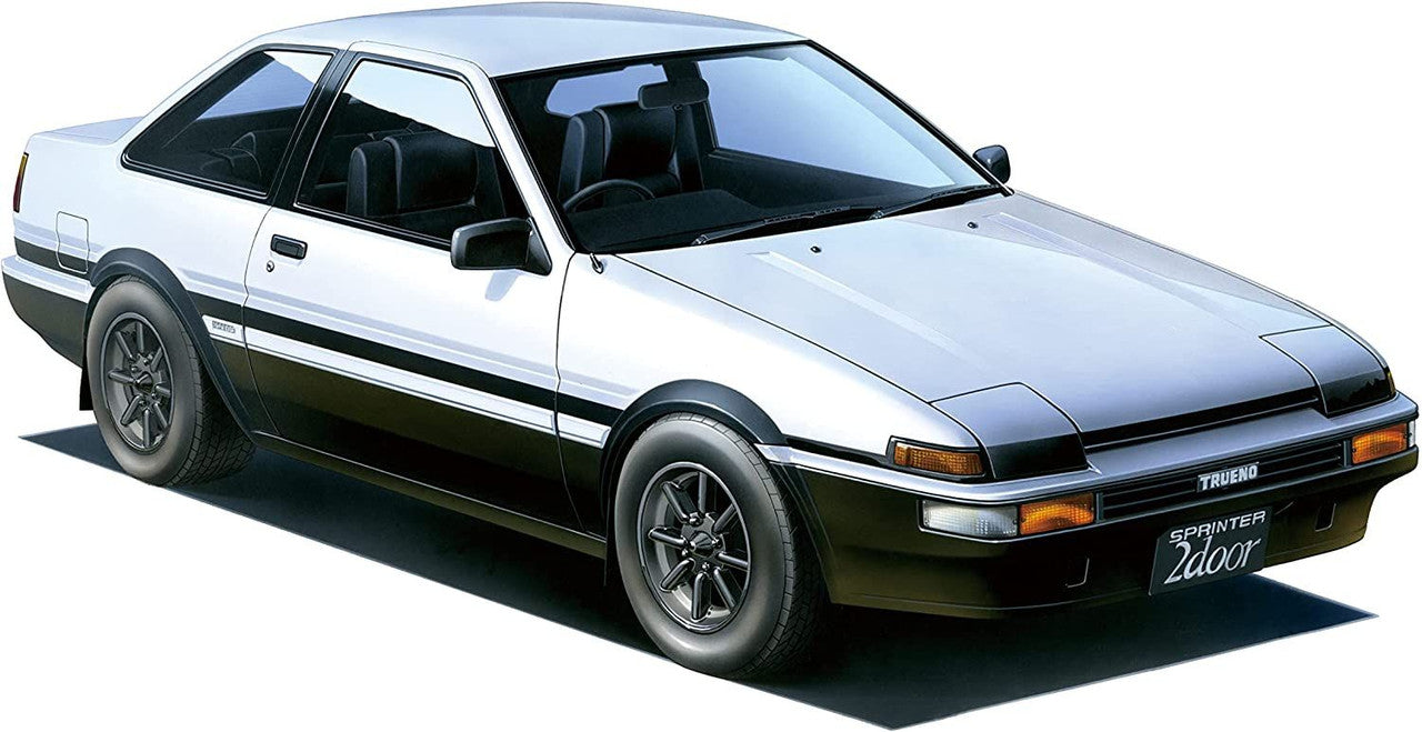 Fujimi 1/24 Toyota Sprinter AE86 Trueno Plastic Model 2 door "Late type"'85