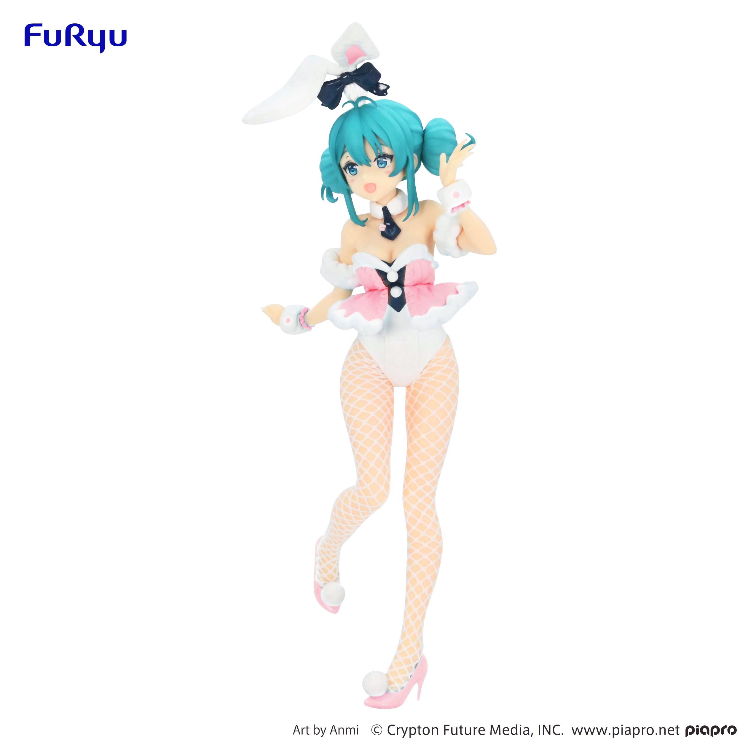 Good Smile Company Hatsune Miku Series BiCute Bunnies Hatsune Miku White Rabbit Baby Pink Ver. Figure