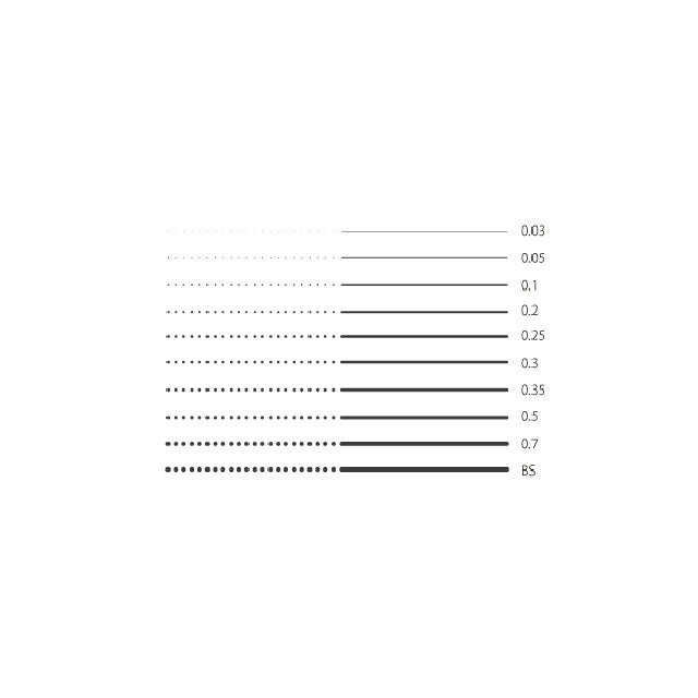 Copic Multiliner Ink Pen, SP Black 0.03mm