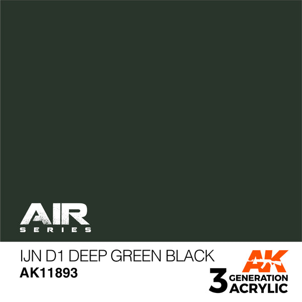 AK Interactive 3G Air - IJN D1 Deep Green Black