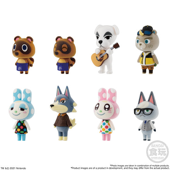 Bandai Shokugan Animal Crossing: New Horizons Tomodachi Doll Vol 2 , Set of 8