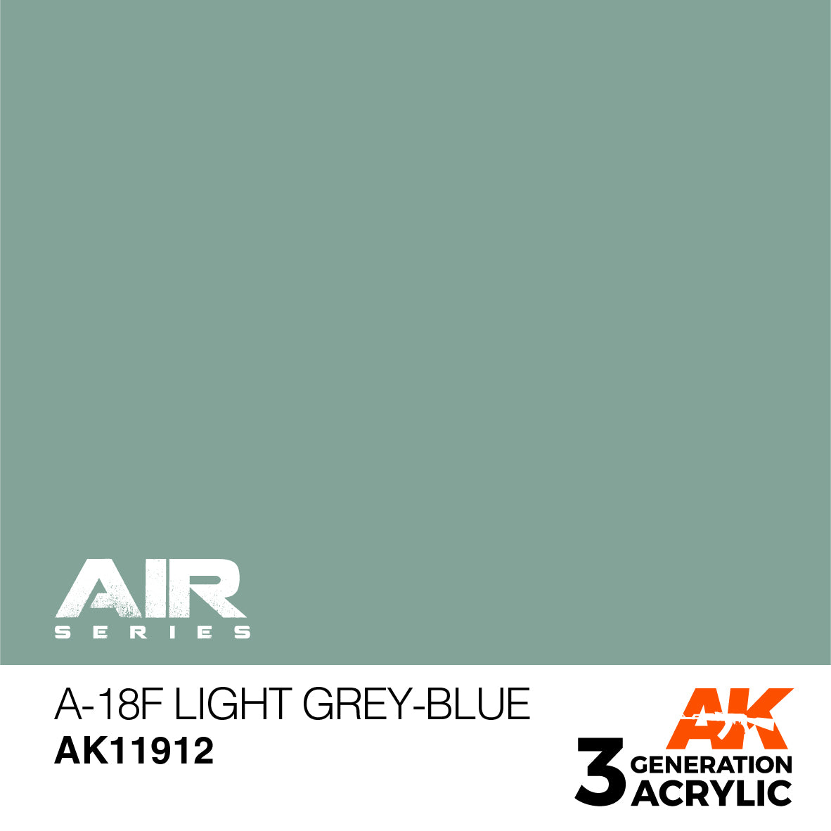 AK Interactive 3G Air - A-18f Light Grey-Blue | 8435568315761