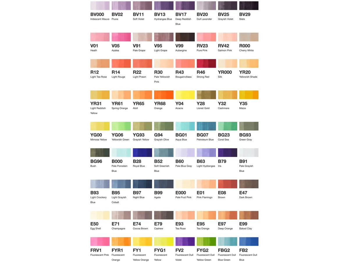 Copic Sketch Marker 72Pc Set D | 4511338063194