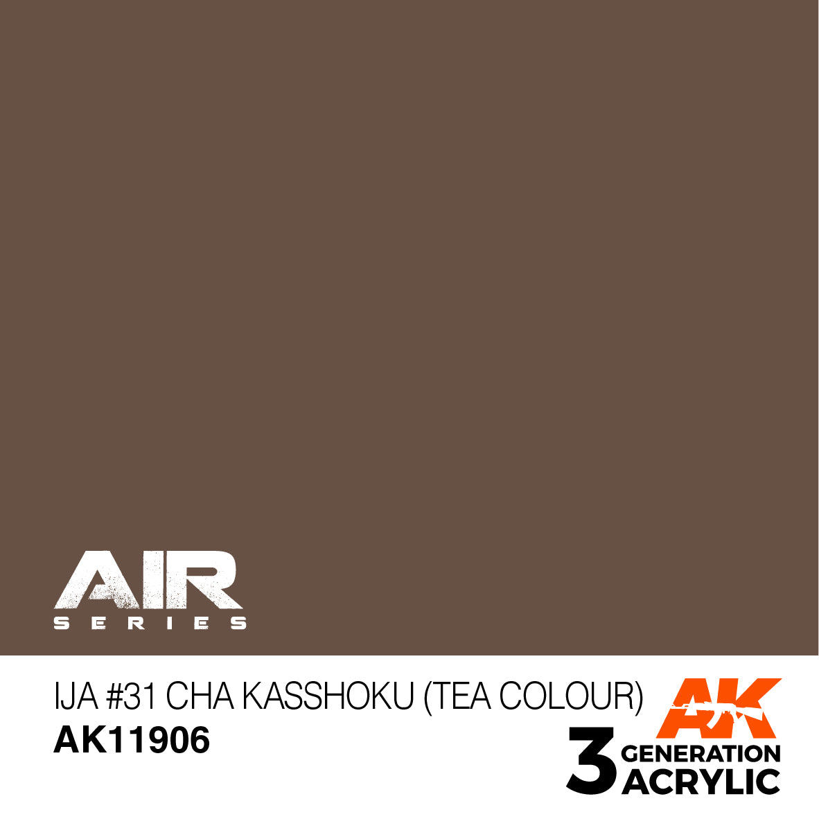 AK Interactive 3G Air - IJA #31 Cha Kasshoku (Tea Colour) | 8435568315709
