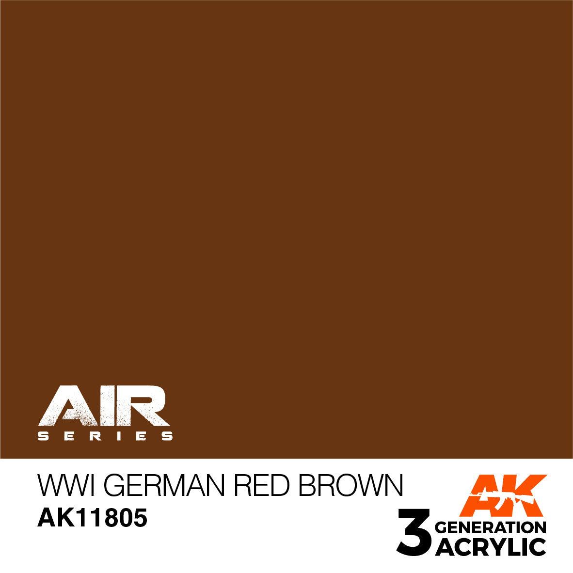 AK Interactive 3G Air - WWI German Red Brown | 8435568314696