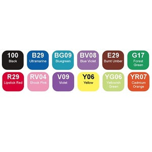 Copic Ciao Marker 12Pc Basic Set | 4511338063224