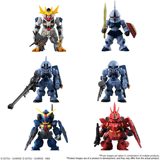 Bandai Shokugan Gundam Converge FW Gundam Converge 10th Anniversary # Selection 01 , Complete Set of 6