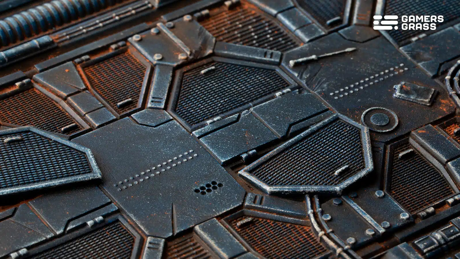 Gamers Grass Battle Ready Bases - Spaceship Corridor - Oval 120mm (x1) | 738956790309