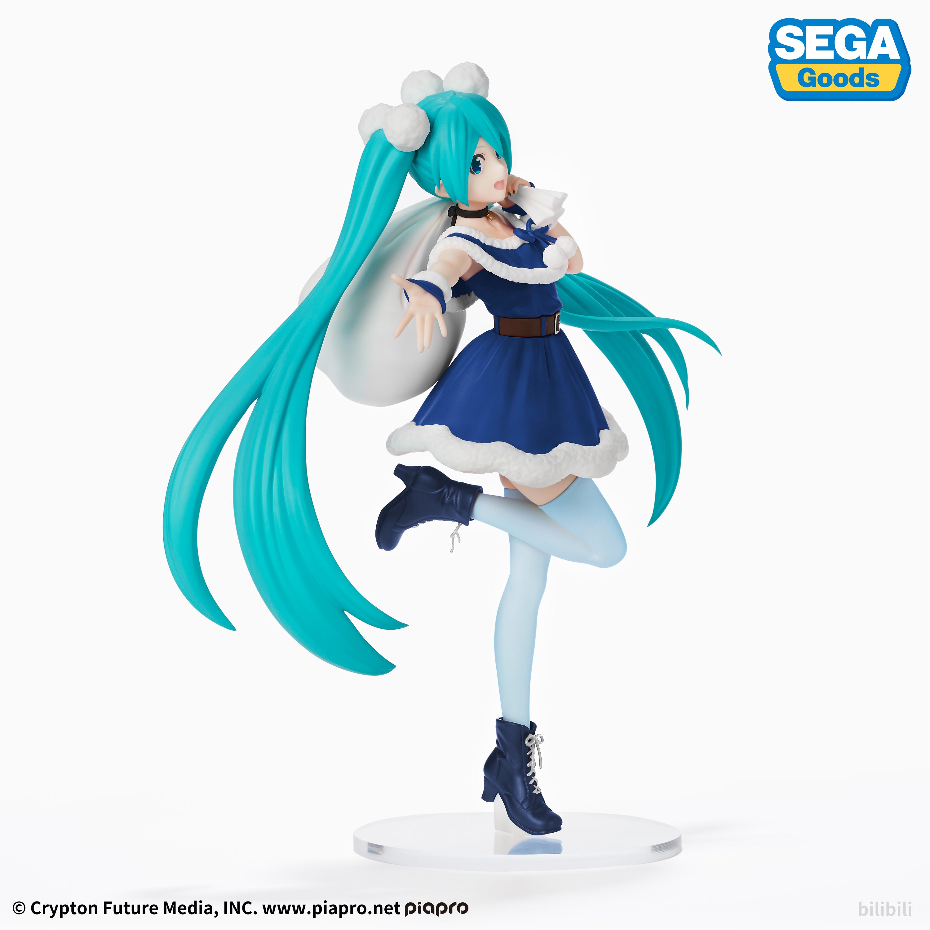 Good Smile Company Hatsune Miku Series Miku Christmas 2020 Blue SPM Figure