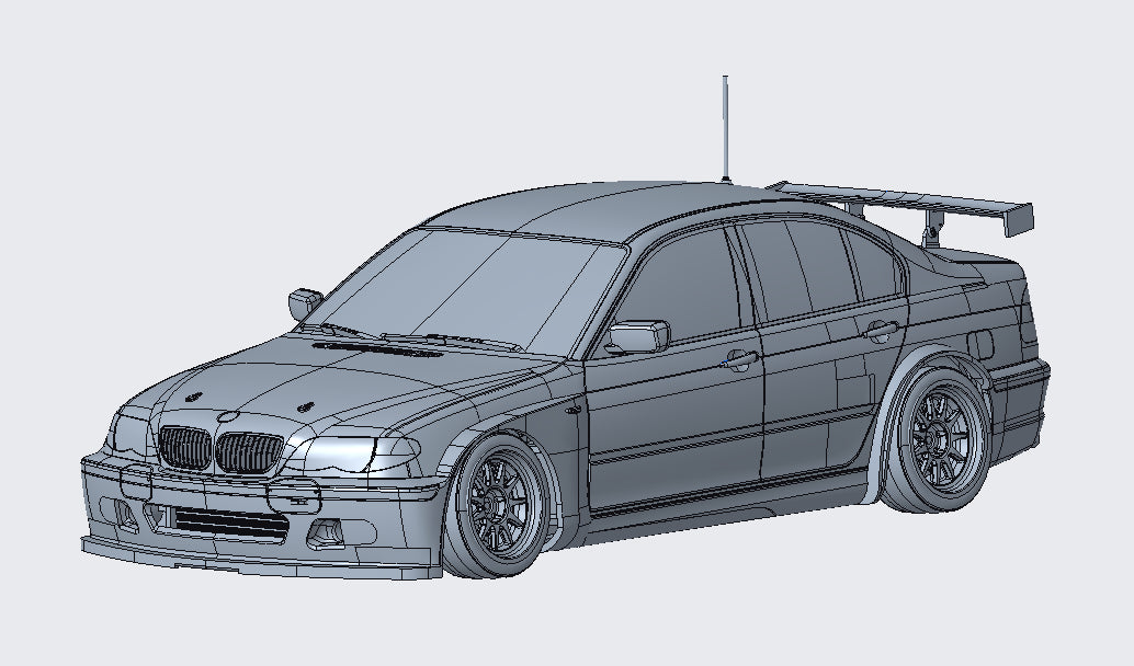 Platz NuNu 1/24 Racing Series BMW 320i E46 2004 ETCC Donington Winner | 4545782075830