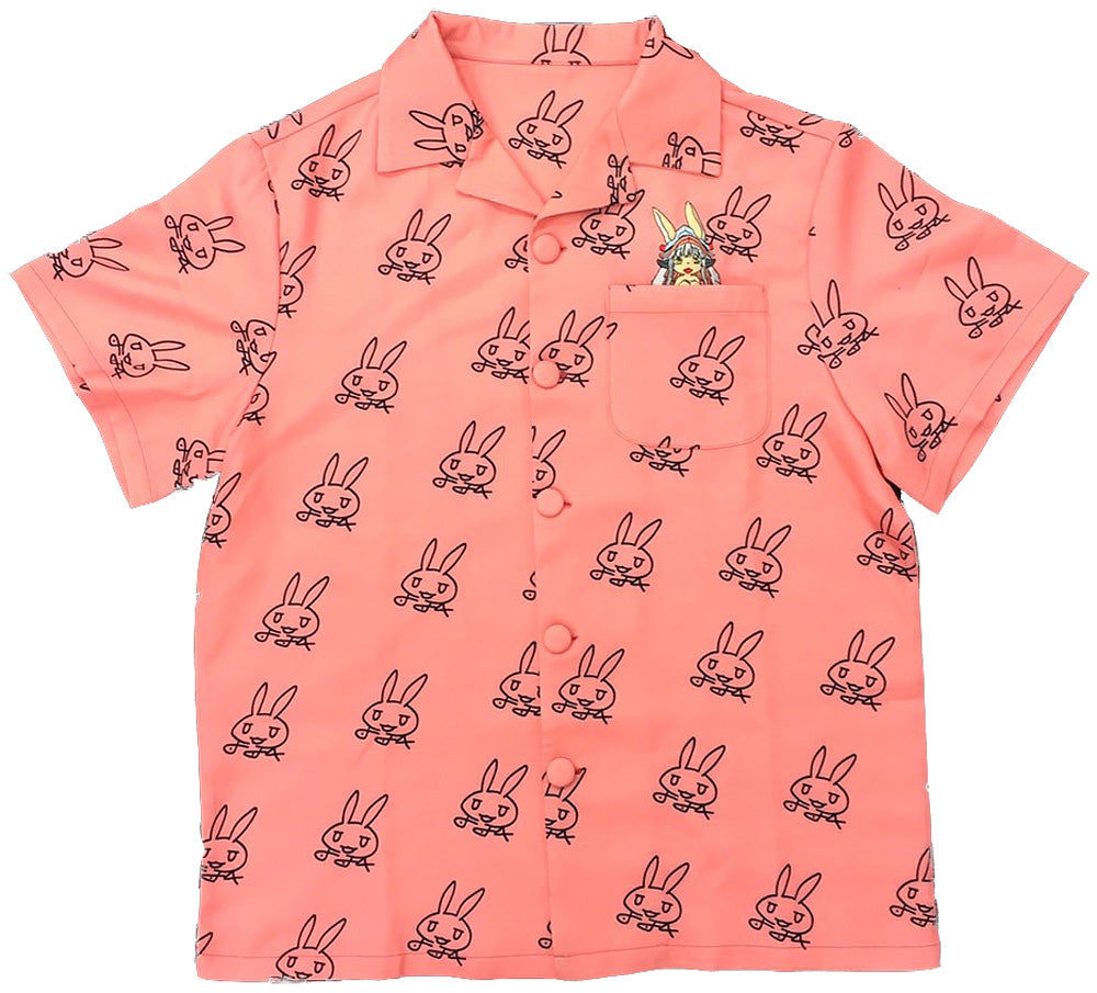 Made in Abyss Series Made in Abyss Pocket Nanachi & Signature Design Collared Shirt | 4580590165908
