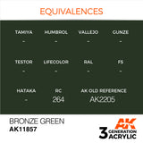 AK Interactive 3G Air - Bronze Green