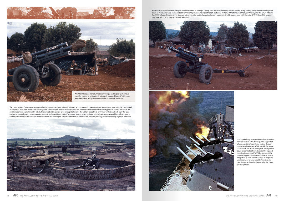 AK Interactive American Artillery in Vietnam vol.2 (English) | 8435568334328