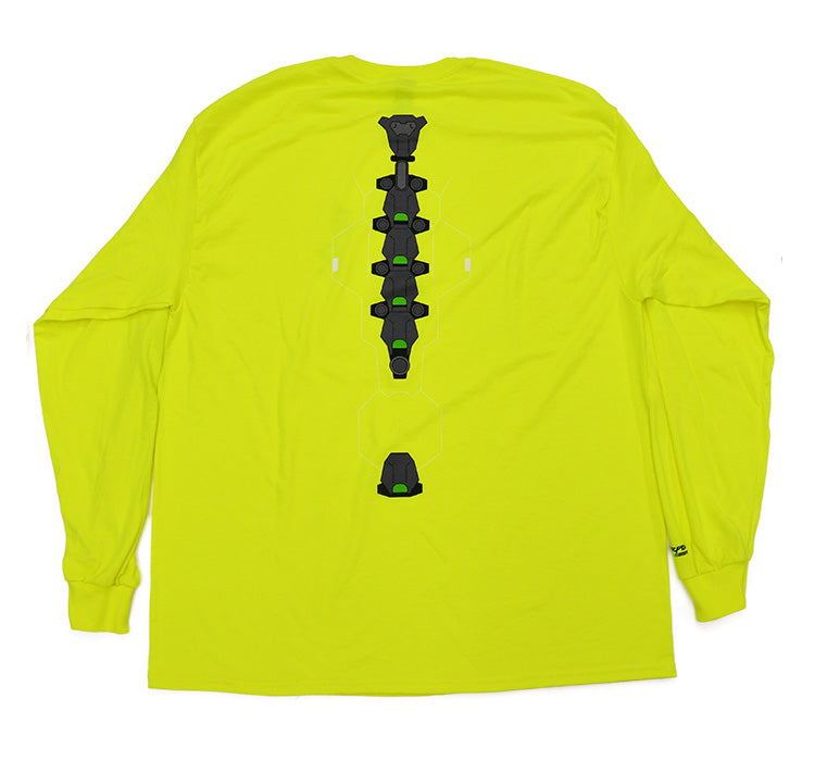 Cyberpunk: Edgerunners Series David's Backbone Cyberware Yellow XL Long T-Shirt | 4580590165373