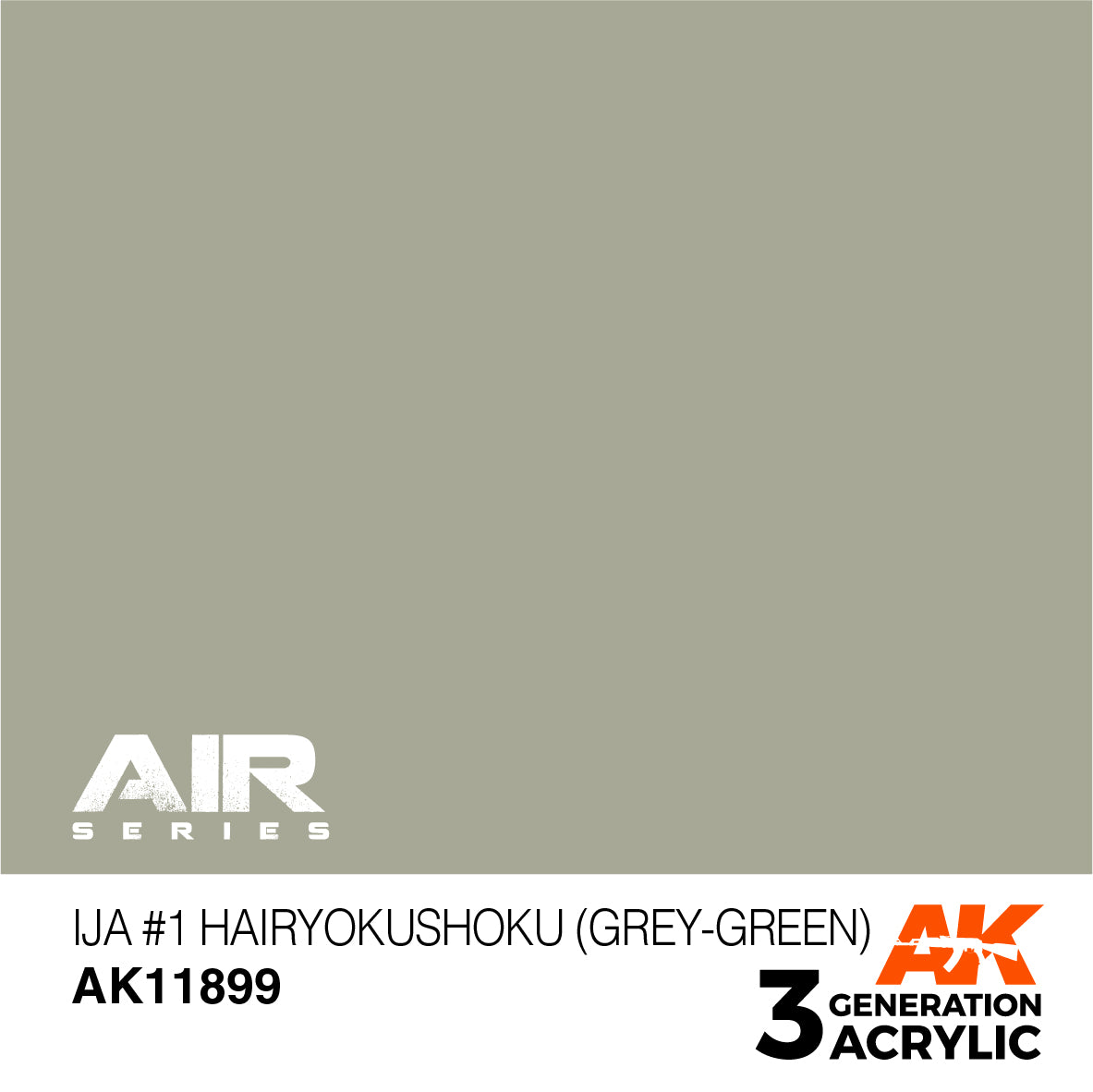 AK Interactive 3G Air - IJA #1 Hairyokushoku (Grey-Green) | 8435568315631