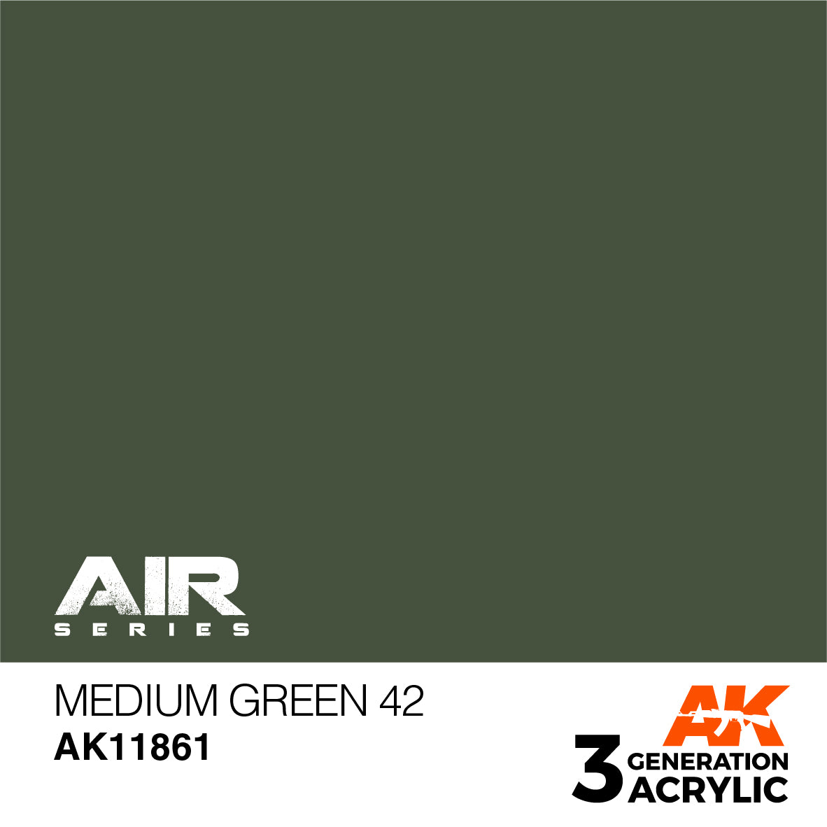 AK Interactive 3G Air - Medium Green 42 | 8435568315259