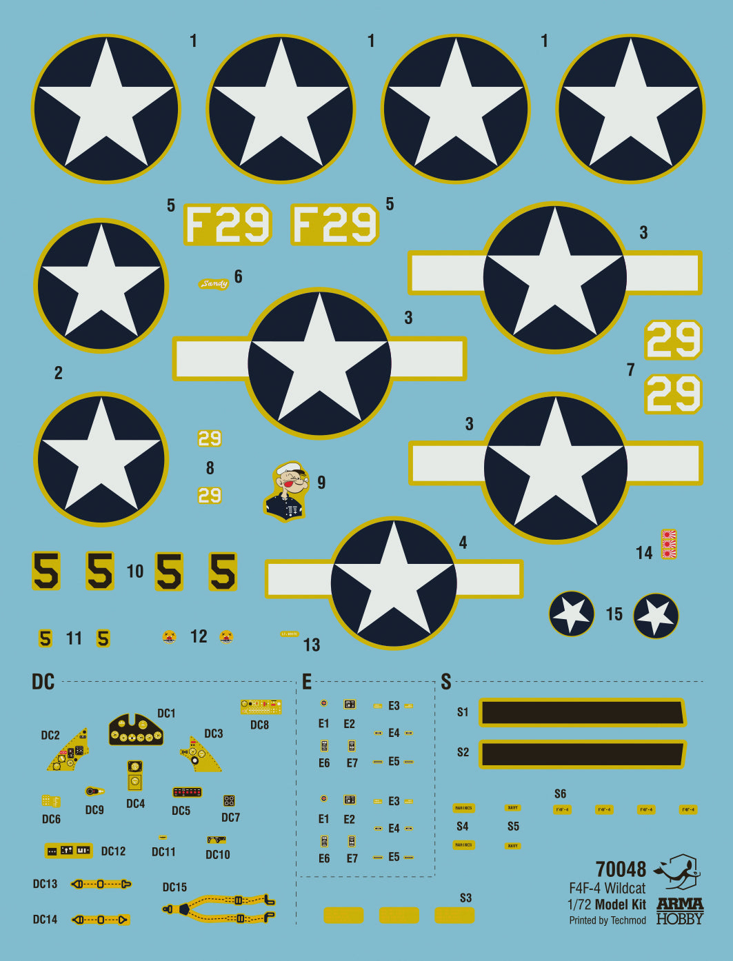 Arma Hobby 1/72 F4F-4 Wildcat Model Kit | 5902734373366
