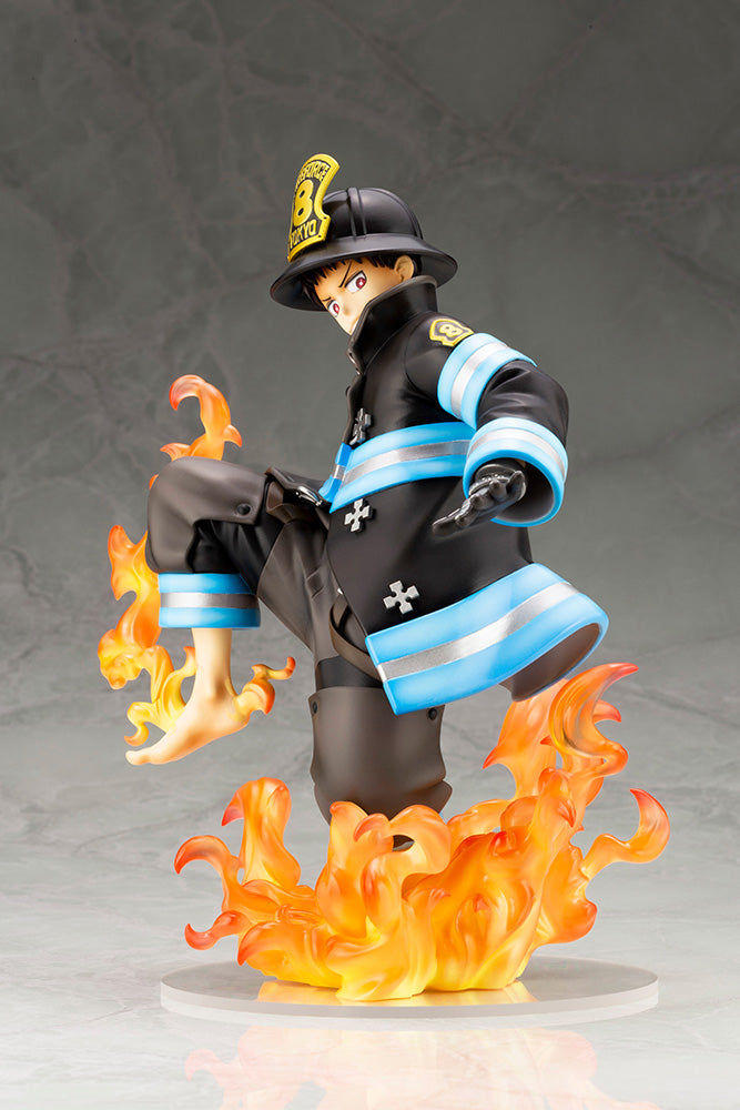 Kotobukiya 1/8 Artfx J Shinra Kusakabe Fire Force, Pre-painted PVC Statue | 190526020351