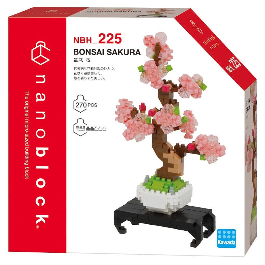 Nanoblock Sight to See Series Bonsai Sakura "Culture" | 4972825221730