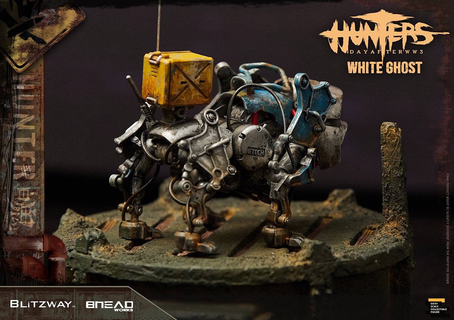 Blitzway 1/6 White Ghost "HUNTERS : Day After WWlll", Action Figure