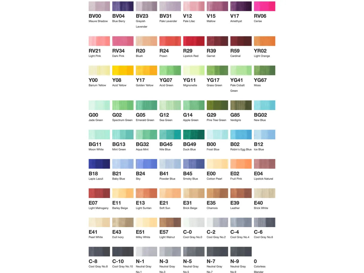 Copic Sketch Marker 72Pc Set B | 4511338063170
