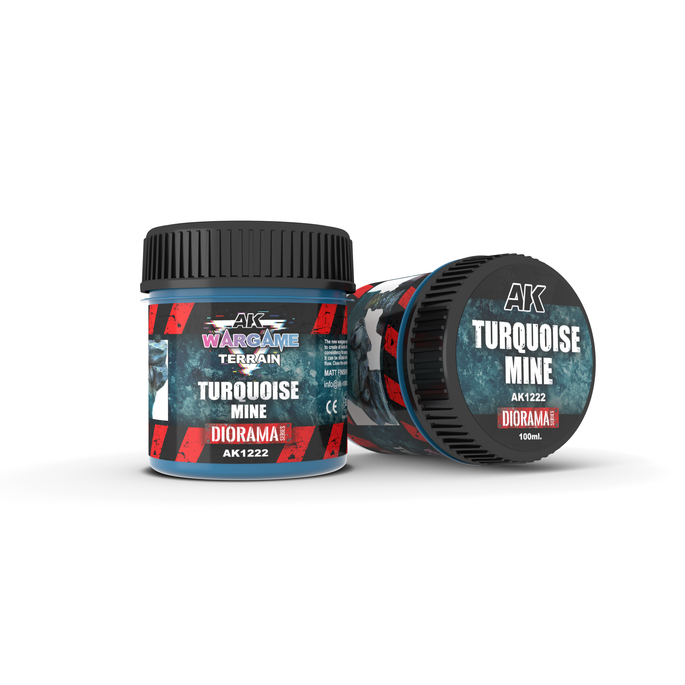 AK Interactive Wargame Battle Ground Terrains Turquoise Mine - 100ml (Acrylic)