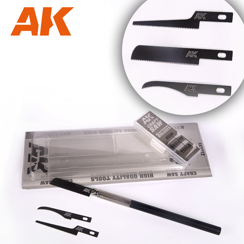 AK Interactive Craft Saw Set (3 Blades) | 8435568326798