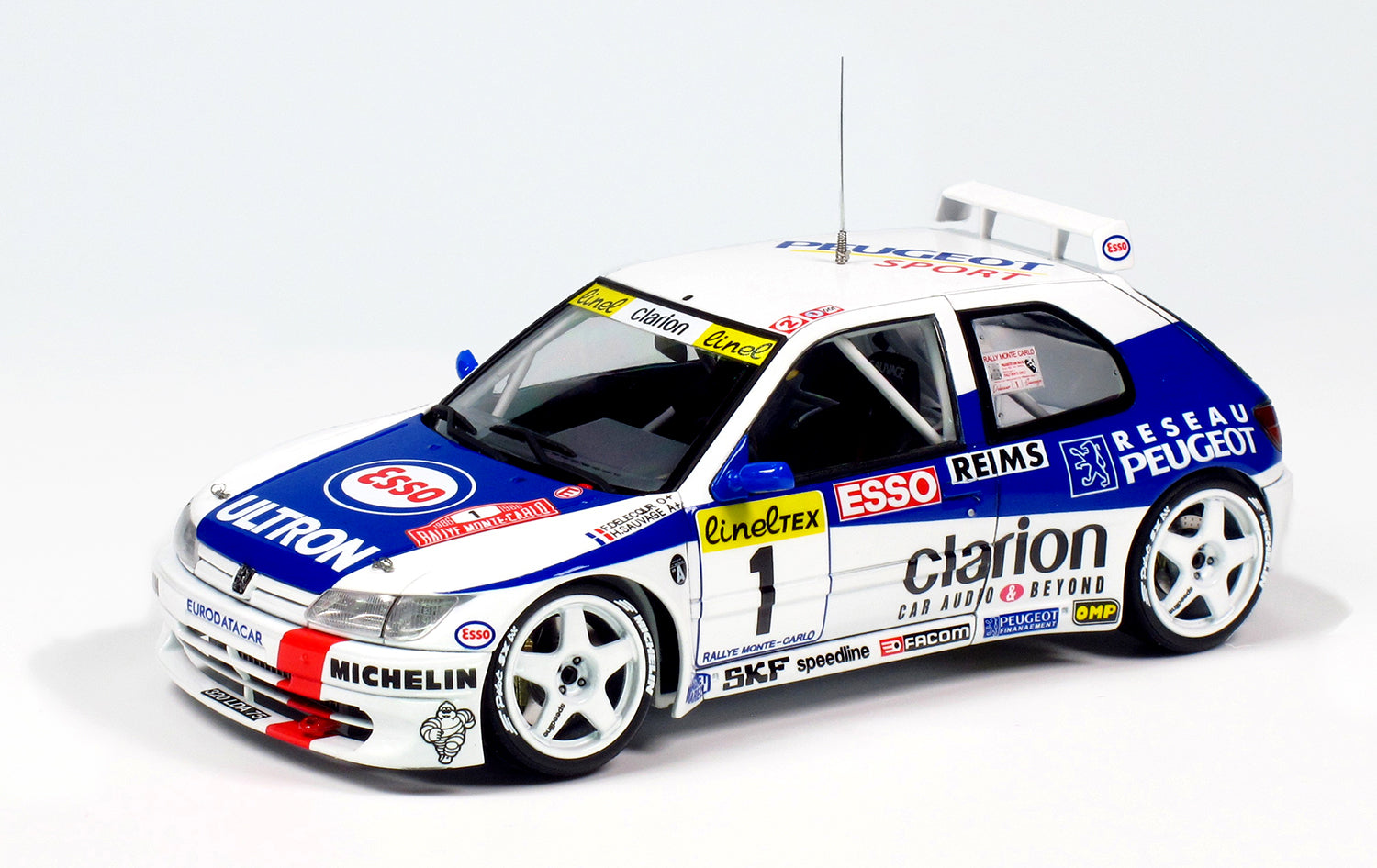 Platz NuNu 1/24 PEUGEOT 306 MAXI 1996 Monte Carlo Rally with Masking Sheet | 4545782078480