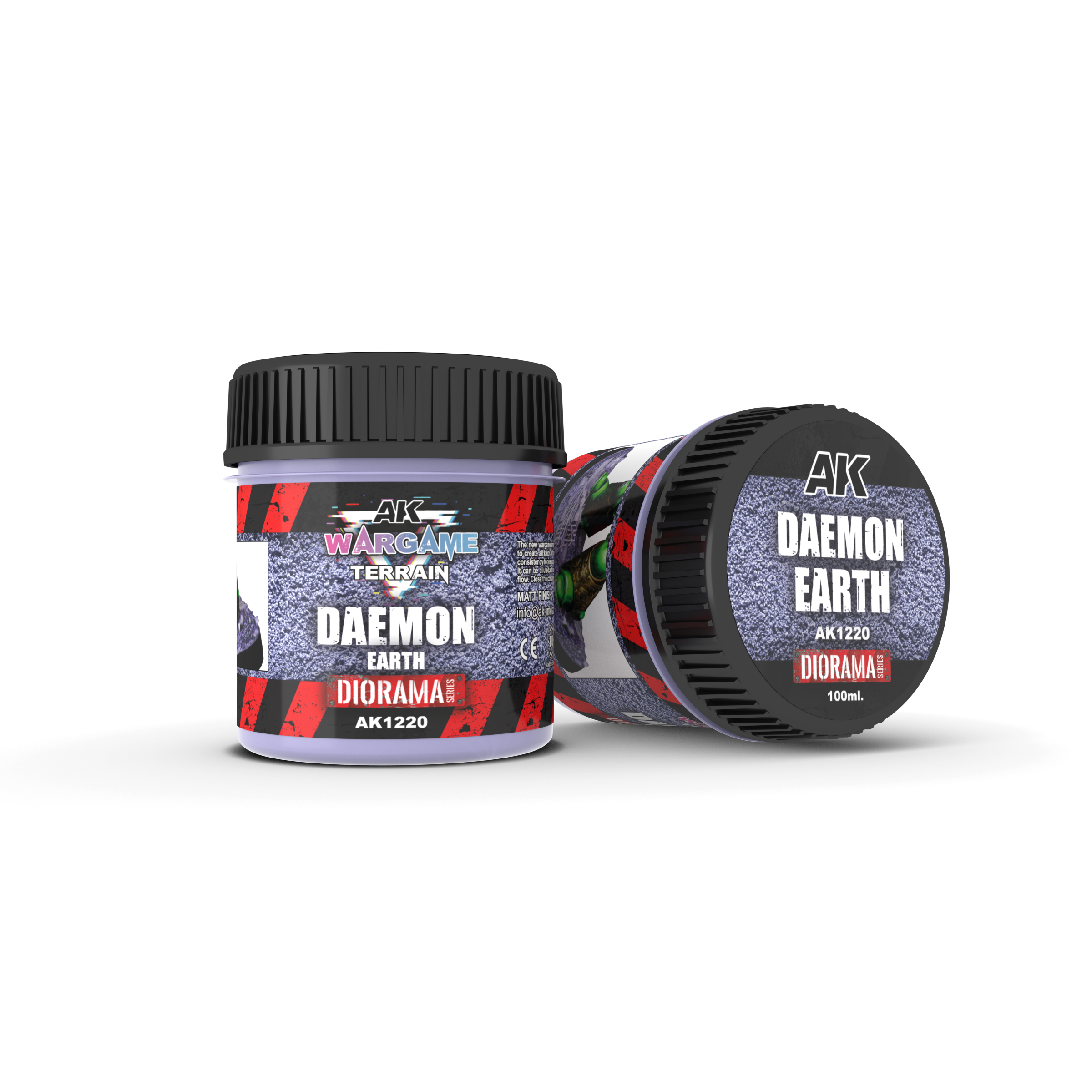 AK Interactive Wargame Battle Ground Terrains Daemon Earth - 100ml (Acrylic)