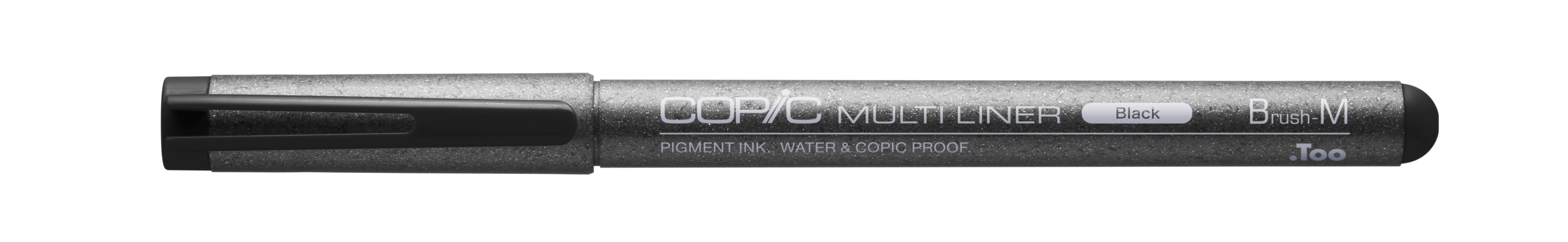 Copic Multiliner Brush Pen Black, Brush Medium (M) | 4511338022665