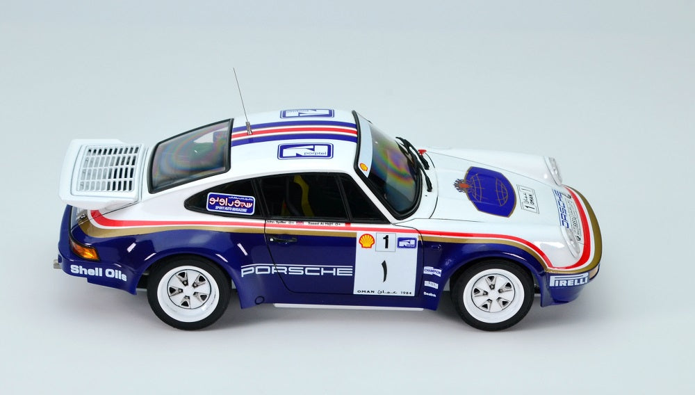 Platz Nunu 1/24 Racing Series: Porsche 911 SC RS '84 Oman Rally Winner | 4545782069426