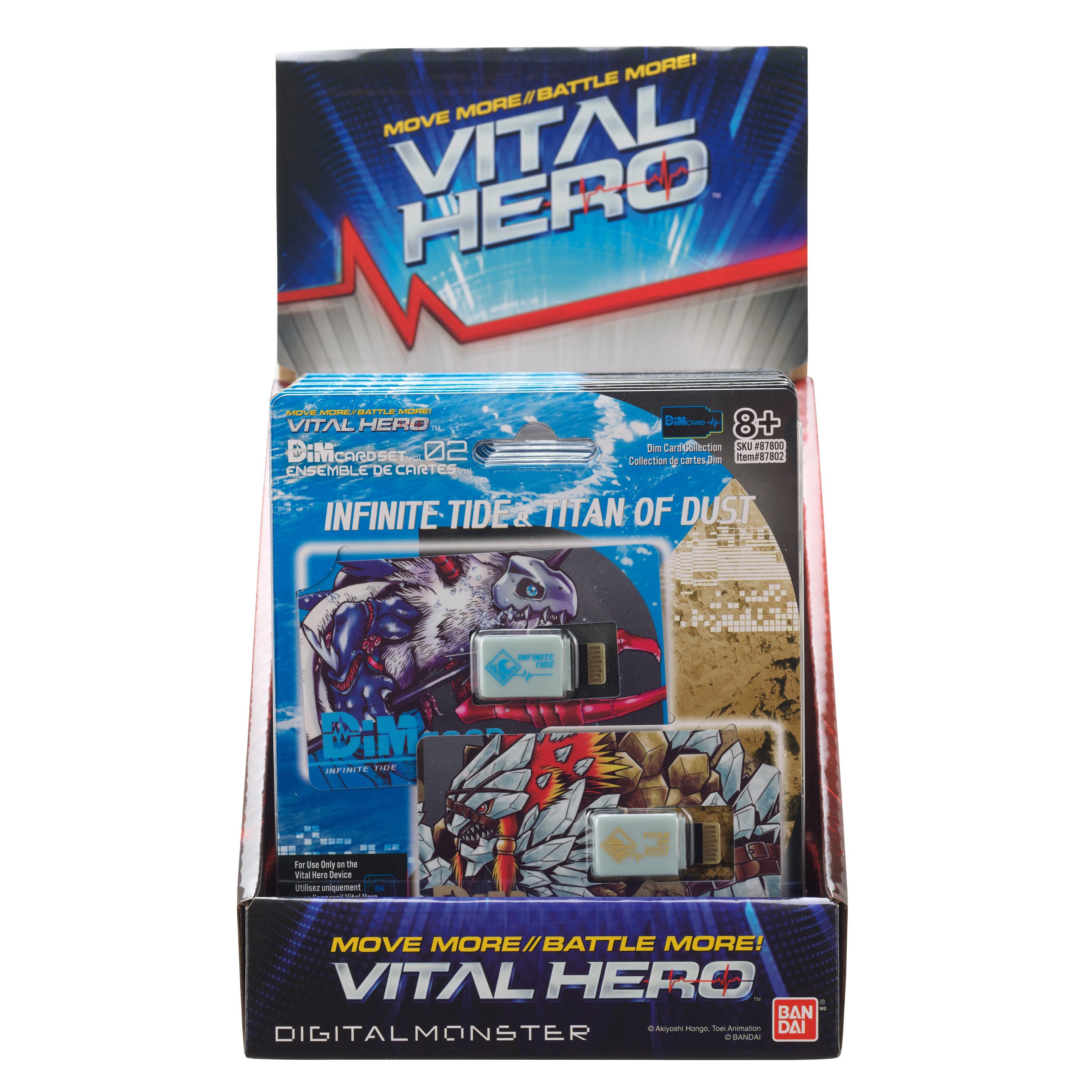 Bandai X Vital Hero DIM Card Two Pack (Infinite Tide & Titan of Dust) | 045557878023