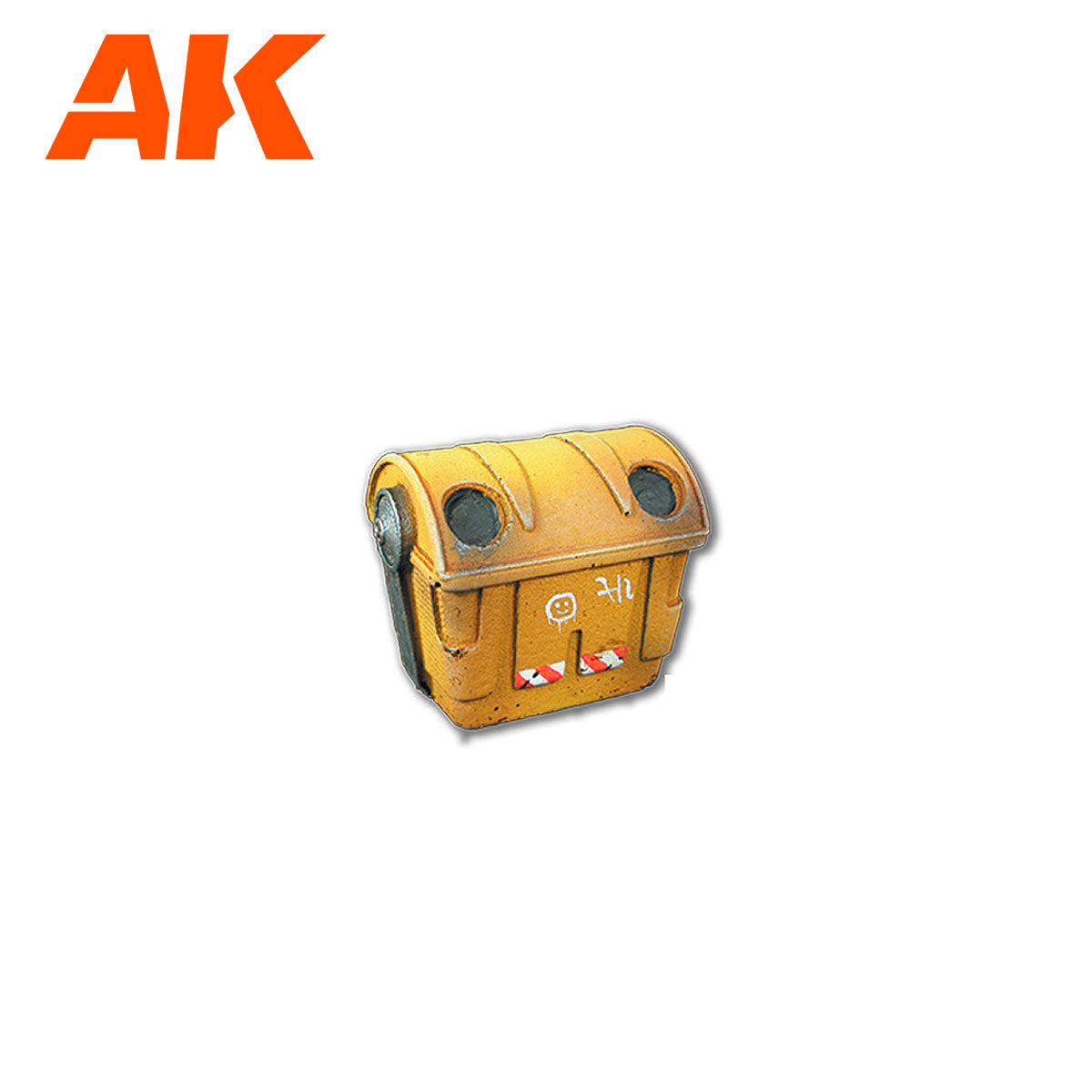 AK Interactive Scenography Wargame Set Trashbins (30-35mm) | 8435568334267