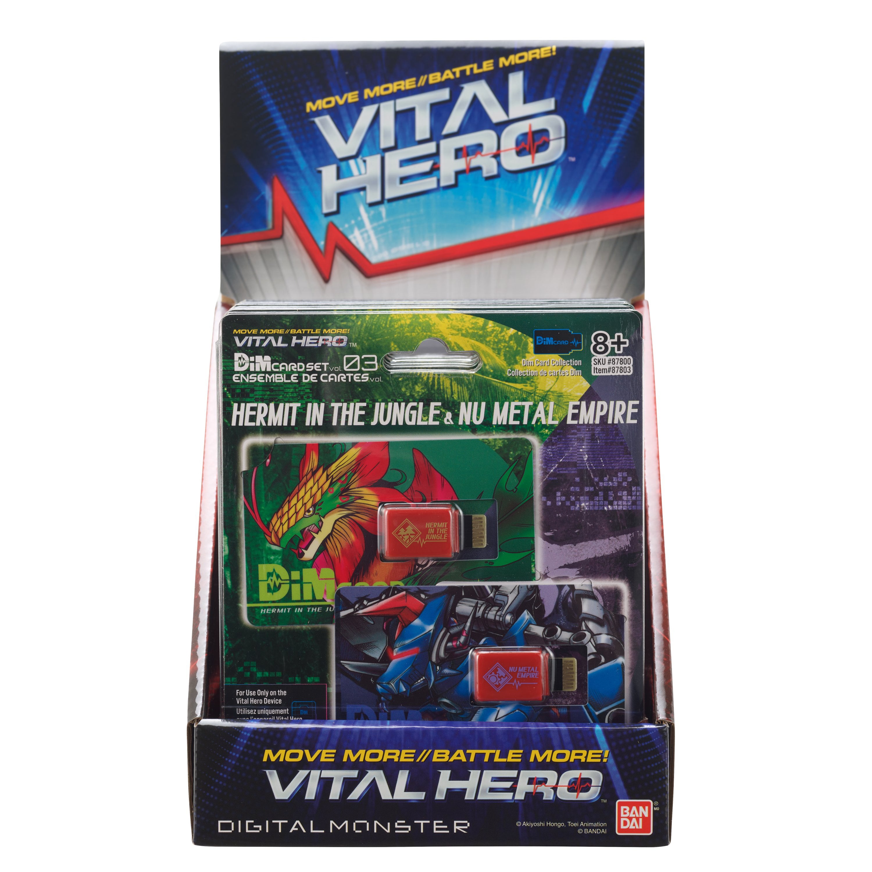 Bandai X Vital Hero DIM Card Two Pack (Hermit in the Jungle & Nu Metal Empire) | 045557878030