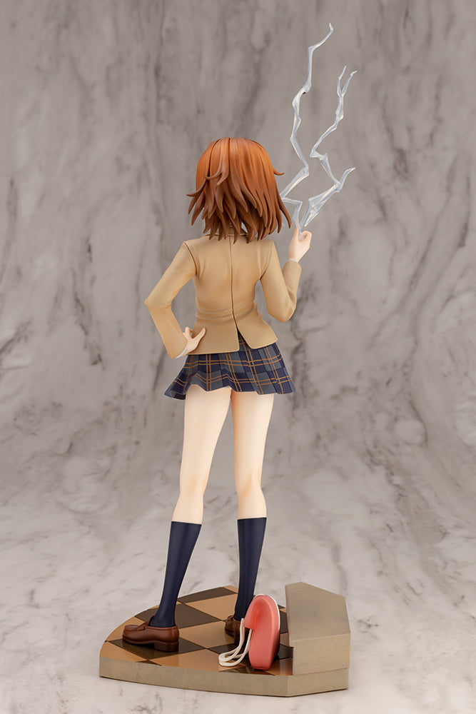 Kotobukiya 1/7 A Certain Scientific Railgun T Series Misaka Mikoto 15th Anniversary Ver. Kotobukiya Luxury Ver., Pre-Painted PVC Statue | 4934054046096