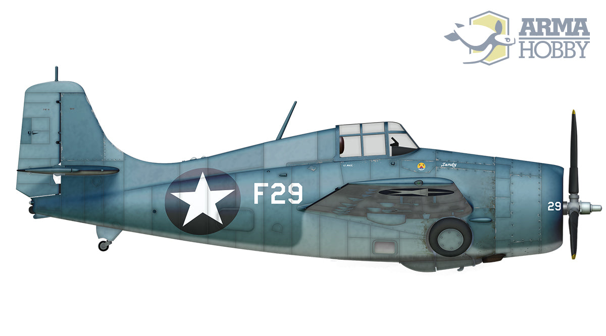 Arma Hobby 1/72 F4F-4 Wildcat Model Kit | 5902734373366