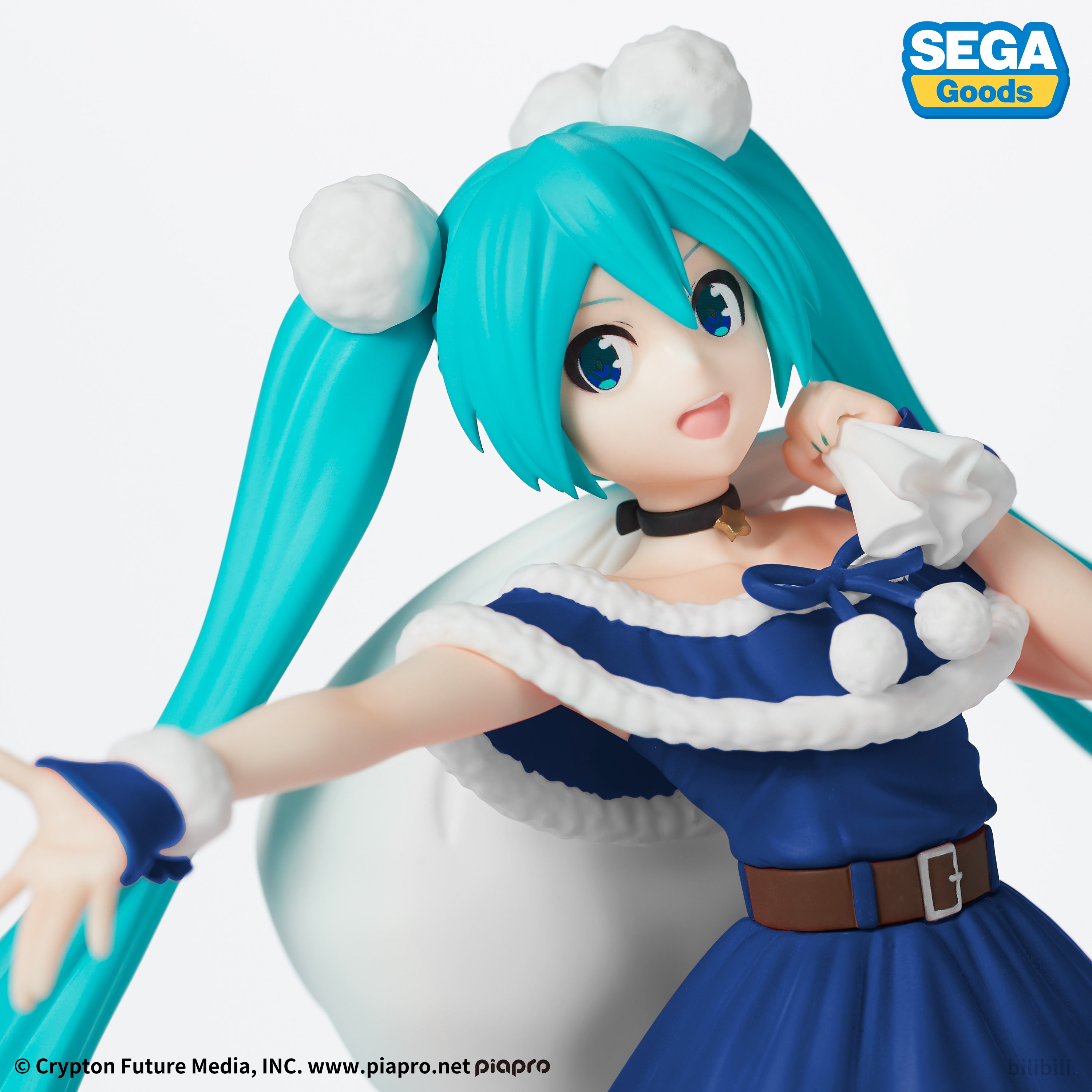 Good Smile Company Hatsune Miku Series Miku Christmas 2020 Blue SPM Figure