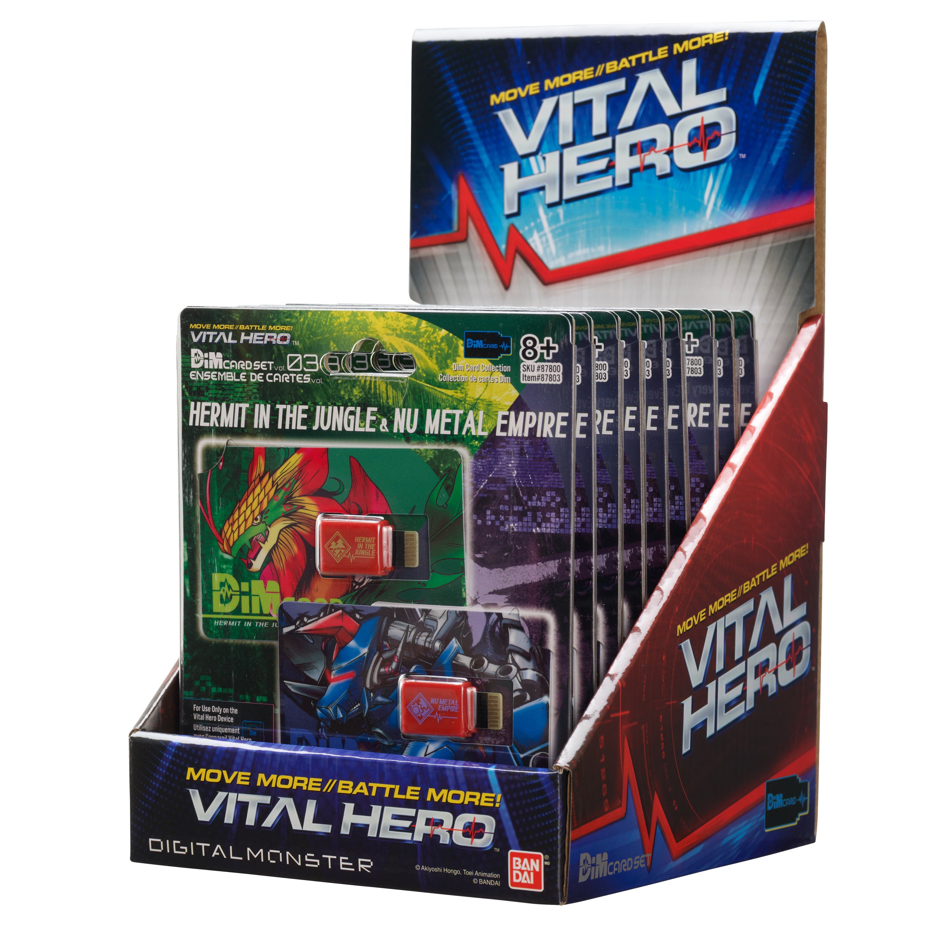 Bandai X Vital Hero DIM Card Two Pack (Hermit in the Jungle & Nu Metal Empire) | 045557878030