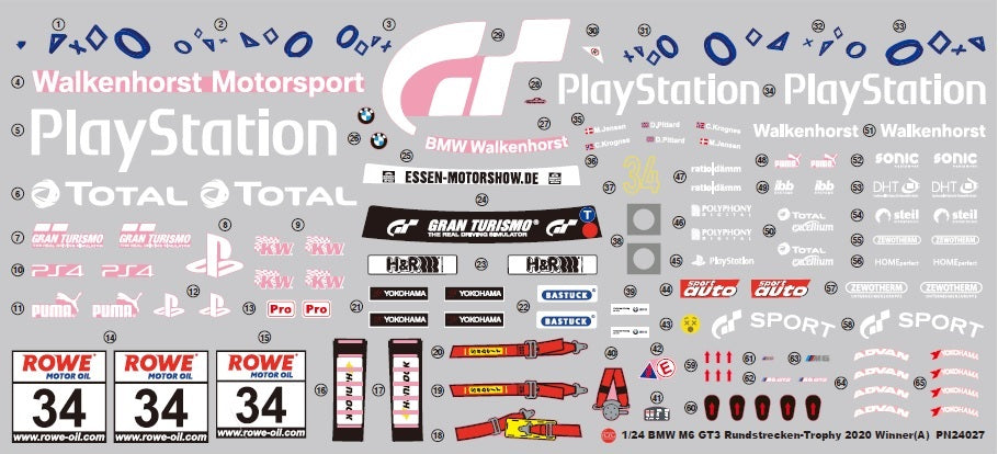 Platz Nunu 1/24 Racing Series: BMW M6 GT3 Rundstrecken-Trophy 2020 Winner | 4545782071733