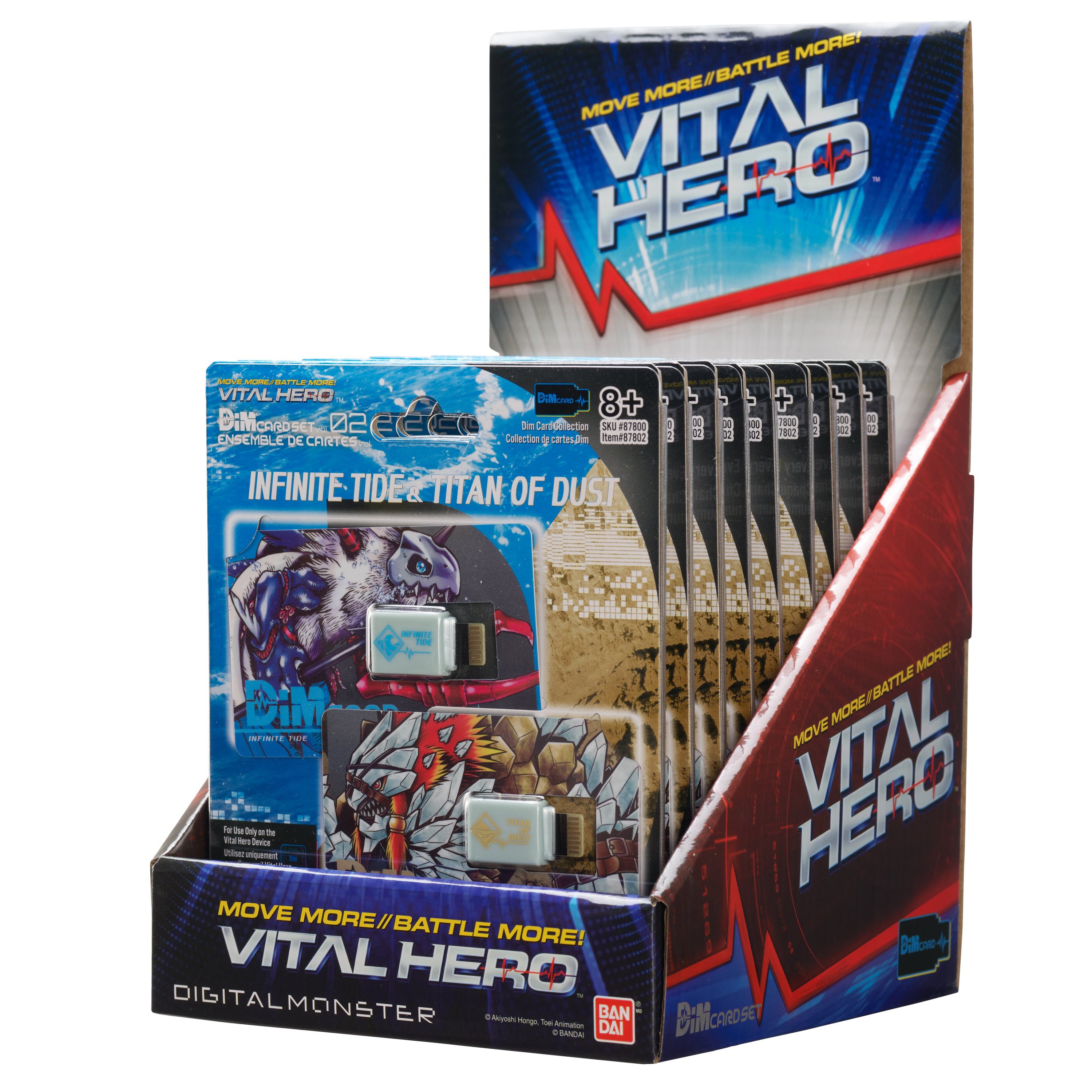 Bandai X Vital Hero DIM Card Two Pack (Infinite Tide & Titan of Dust) | 045557878023